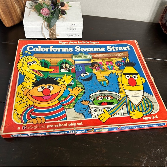 Sesame Street Toys Colorforms Sesame Street Set Vintage Poshmark